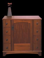 Audio Cabinet in closed position